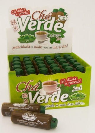 Chá Verde Flaconete - Display 30f/20ml